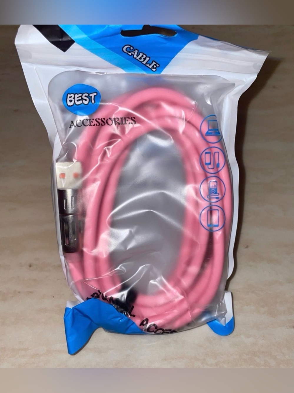 4 in 1 Multi USB Charging Cable, 6.6ft